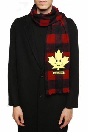 Logo-appliquéd scarf, zdjęcie 2 Logo-appliquéd scarf od Dsquared2